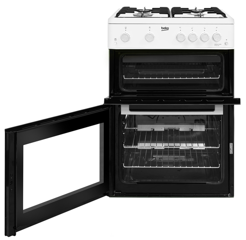 Beko KTG611W 60cm Freestanding Gas Twin Cavity Cooker – image 2