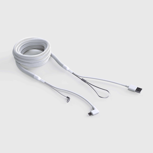 Bouncepad CB-RF-C2A-W USB kabelis USB 2.0 2 m USB C USB A Balta