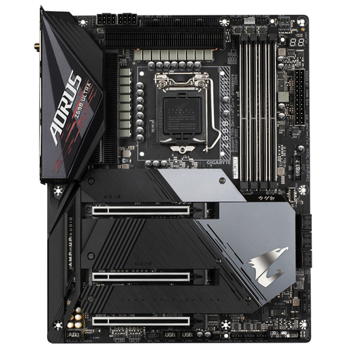 MB GIGABYTE Z590 INTEL S-1200 11A GEN/4XDDR4 2933/PCIE 4.0/DP/8XUSB 3.2/USB-C/M.2/WIFI/BLUETOTH/ATX/GAMA ALTA/GAMER - Z590 AORUS ULTRA