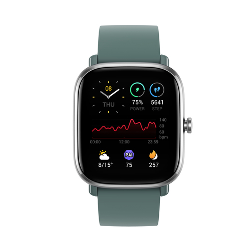 Amazfit GTS 2 mini 3.94 cm (1.55") AMOLED 40 mm Digital 354 x 306 pixels Touchscreen Green