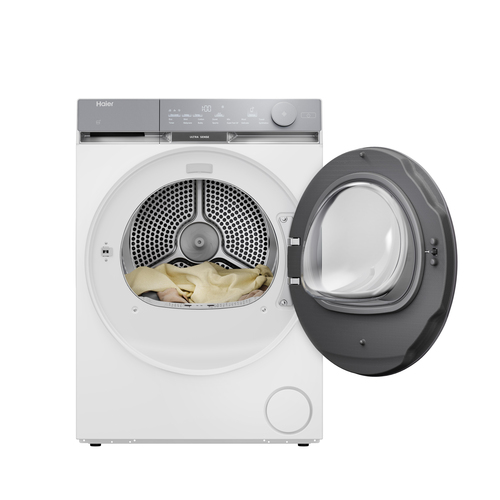 Haier X Series 9 HD100-CQ387U1-UK Wifi Connected 10Kg Heat Pump Tumble Dryer - White - A++ Rated, White - image 2
