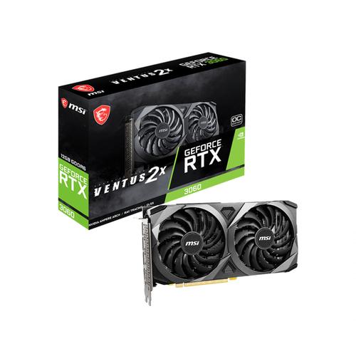 G3060V2X12C TARJETA DE VIDEO RTX 3060 12G V ENTUS 2X OC GDDR6 PCIE 4.0 UPC 