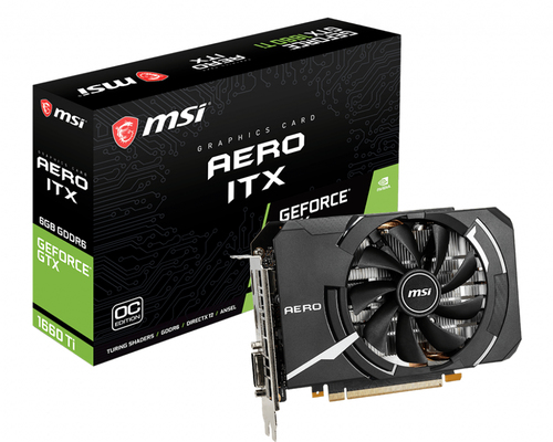 MSI AERO ITX GTX 1660 Ti 6G OC NVIDIA GeForce GTX 1660 Ti 6 GB GDDR6