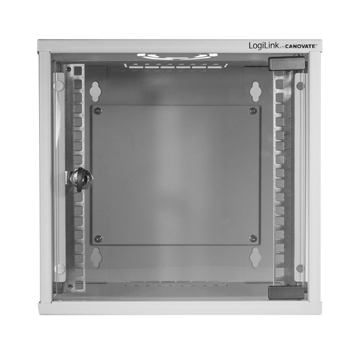 Logilink Wandgehäuse 10 Zoll, 6 HE, montiert, grau, afbeelding 4