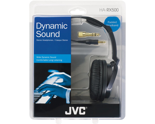 JVC HA-RX500-E Over-ear hoofdtelefoon Zwart, afbeelding 5