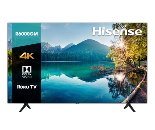 55R6000GM TELEVISION HISENSE 55R6000GM 55" SMART ROKU ULTRA HD 4K 3840*2160 WIFI