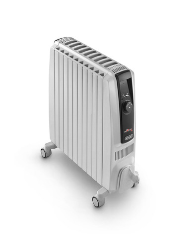 TRDX41025E Dragon 4 Digital Oil Filled Radiator, 2500W, White - Delonghi - image 1