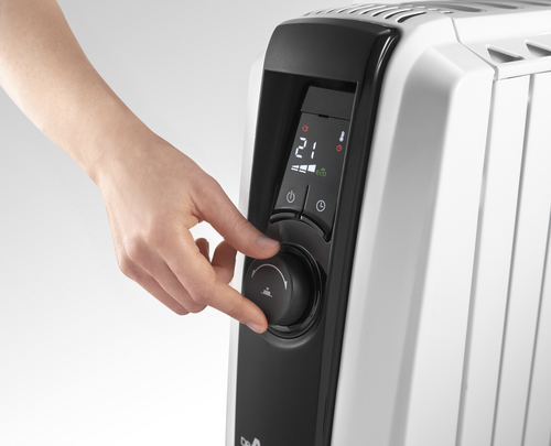 TRDX41025E Dragon 4 Digital Oil Filled Radiator, 2500W, White - Delonghi - image 4