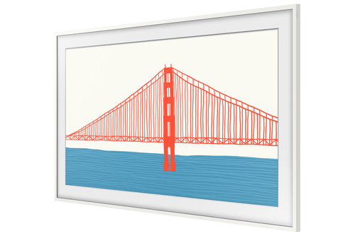 Samsung The Frame lijst 43 inch Wit, afbeelding 3