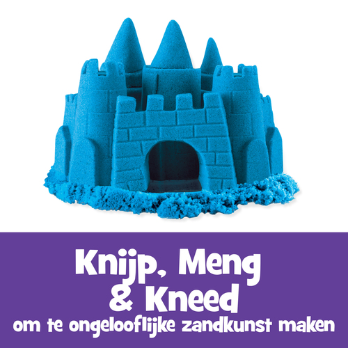 Kinetic Sand , 2lbs Blue Play Sand, Moldable Sensory Toys for Kids, Resealable Bag (Packaging May Vary), for Ages 3 and up