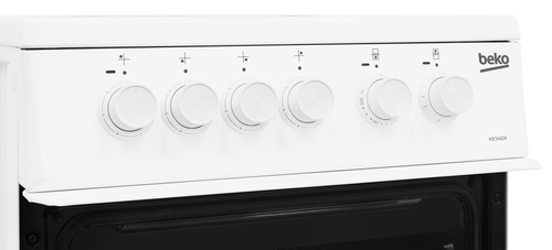 Beko KDC5422AW 50cm Wide Single Oven Electric Cooker with Ceramic Hob - White - A Rated, White - image 6