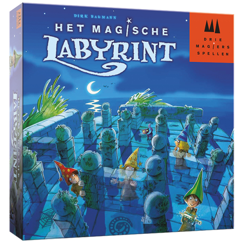 Drie Magiërs Spellen Het Magische Labyrint Galda spēle Ātrumsacīkstes