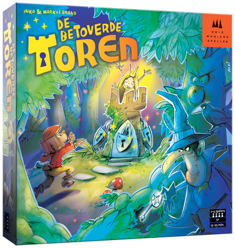 Drie Magiërs Spellen De Betoverde Toren Galda spēle Ātrumsacīkstes
