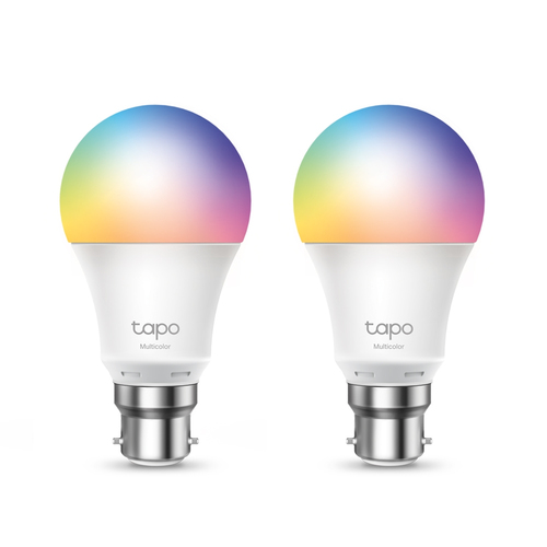 Tapo L530B - LED light bulb - B22 - 8.7 W (equivalent 60 W) - class F - 16 million colours - 2500-6500 K (pack of 2)