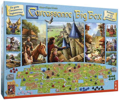 999 Games Carcassonne Big Box 3 Stalo žaidimas Strategija