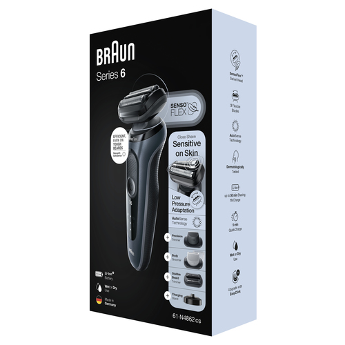 Braun Series 6 61-N4862cs Foil shaver Trimmer Grey – image 6