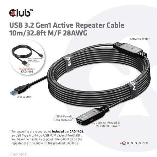 Club 3D - USB-verlengkabel, afbeelding 6