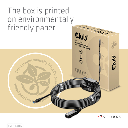 Club 3D USB 3.2 Gen 1 Active Repeater verlengkabel, afbeelding 10