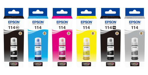 Epson 114 Ink Bottle Ecotank Magenta C13T07B340 - image 3