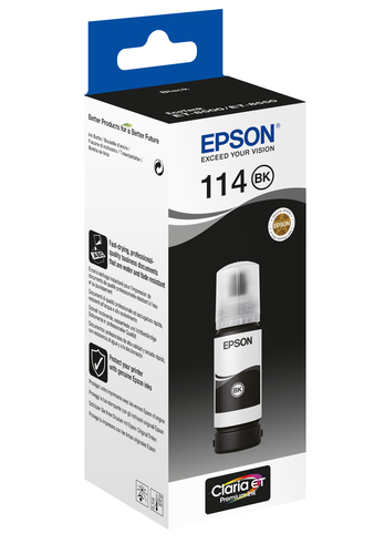 Epson 114 Ink Bottle Ecotank Pigment Black C13T07A140 - image 2