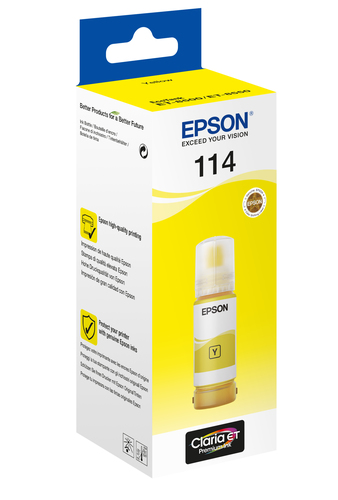 Epson 114 Ink Bottle Ecotank Yellow C13T07B440 - image 2