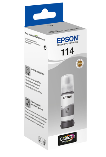 Epson 114 EcoTank Ink Bottle Grey C13T07B540 - image 2