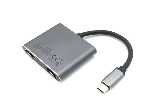 Equip Adapter USB-C -> 2xHDMI,USB-A3.0,PD 4K30Hz 0.15m si, afbeelding 4