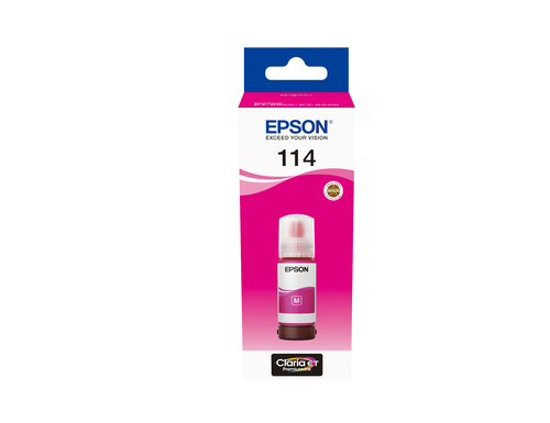 Click to view product details and reviews for Original Epson 114 Ecotank Magenta Ink Bottle.