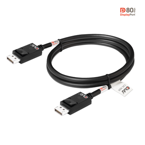 Club 3D Displayport 2.1 VESA DP80 gecertificeerde kabel male-male, afbeelding 8