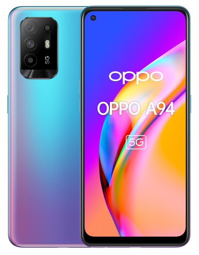OPPO A94 5G 16.3 cm (6.43") Dual SIM ColorOS 11.1 USB Type-C 8 GB 128 GB 4310 mAh Blue