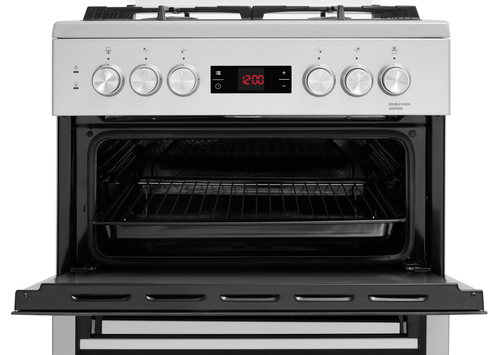 Beko XDDF655S cooker Freestanding cooker Electric Gas Silver – image 3