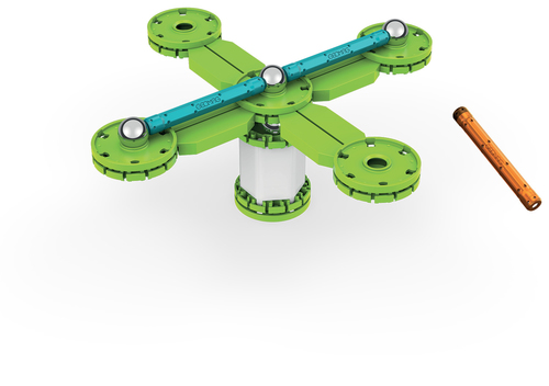 GEOMAG Mechanics Motion Magnetic Compass Constructiespeelgoed, afbeelding 3