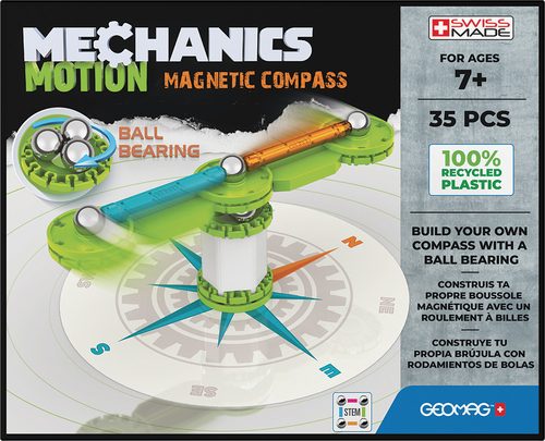 GEOMAG Mechanics Motion Magnetic Compass Constructiespeelgoed, afbeelding 2
