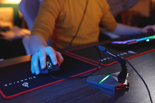 SureFire Axis Gaming Mouse Bungee Hub - USB Hub, afbeelding 4
