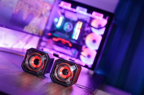 SureFire Gator Eye Gaming Speakers Red 48820 - image 8