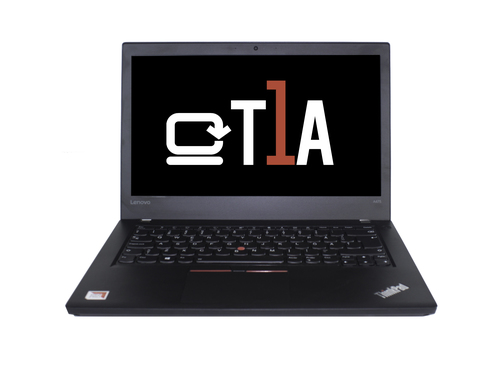 T1A Lenovo ThinkPad A475 Refurbished. Product type: Notebook, Form factor: Clamshell. Processor family: 6th Generation AMD PRO A12-Series, Processor model: PRO A12-8830B, Processor frequency: 2.5 GHz. Display diagonal: 35.6 cm (14"). Internal memory: 8 GB, Internal memory type: DDR4-SDRAM. Total storage capacity: 256 GB, Storage media: SSD. On-board graphics adapter model: AMD Radeon R7. Operating system installed: Windows 10 Pro. Product colour: Black