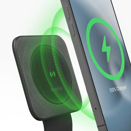 mophie Snap+ Wireless Charging Stand-Black-EU. Charger type: Indoor, Charger compatibility: Smartphone, Wireless charging,