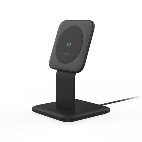 mophie Snap+ Wireless Charging Stand-Black-EU. Charger type: Indoor, Charger compatibility: Smartphone, Wireless charging,