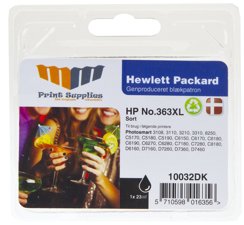 MM Black Inkjet Cartridge - Replaces HP No.363XL (C8719EE)