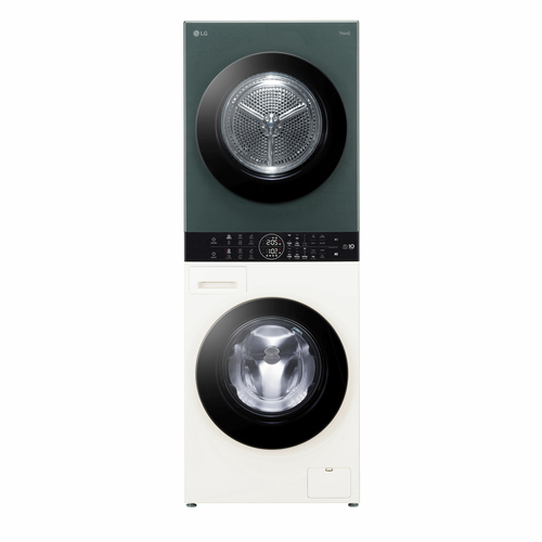 LG WT1210EGF washer dryer Freestanding Front-load Green, White