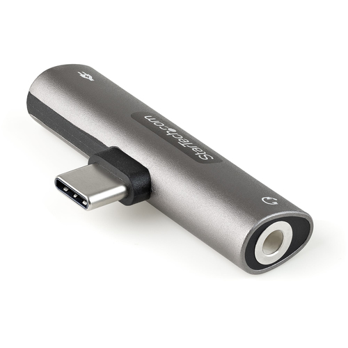 StarTech.com USB-C Audio & Oplaadadapter - USB-C Audio Adapter met 3.5mm TRRS KoptelefoonHeadset Jack en 60W USB Type-C Power Delivery Pass-through, afbeelding 5
