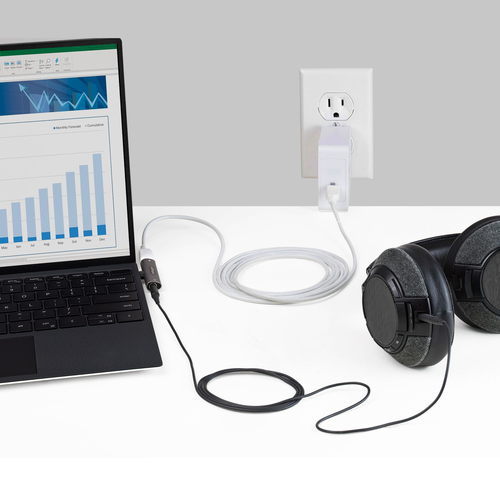 StarTech.com USB-C Audio & Oplaadadapter - USB-C Audio Adapter met 3.5mm TRRS KoptelefoonHeadset Jack en 60W USB Type-C Power Delivery Pass-through, afbeelding 8