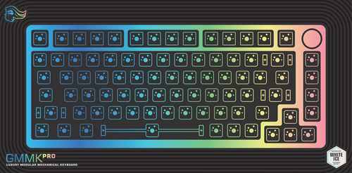 Glorious GMMK Pro White Ice 75% TKL Barebones, afbeelding 5
