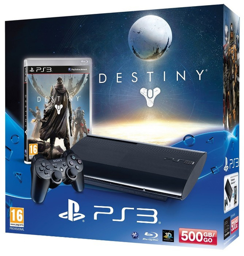 Sony Interactive Entertainment PS3 500GB + DualShock 3 + Destiny
