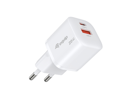 Equip 2-Port 20W GaN USB PD Charger, USB-C x 1, USB-A x 1 – image 1