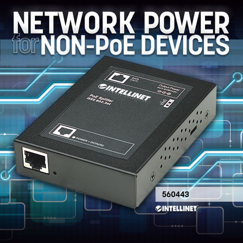 POE+ Splitter, Fast Ethernet, 1-Port, afbeelding 2