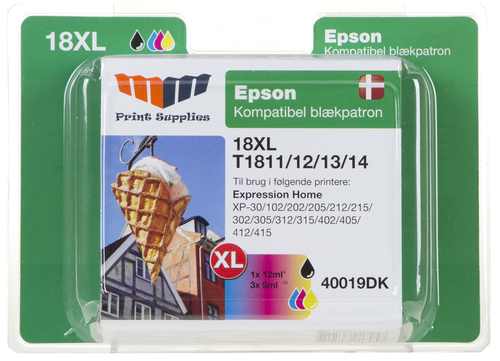 MM Cartridge Ink Bundle No.18XL (BK/C/M/Y)