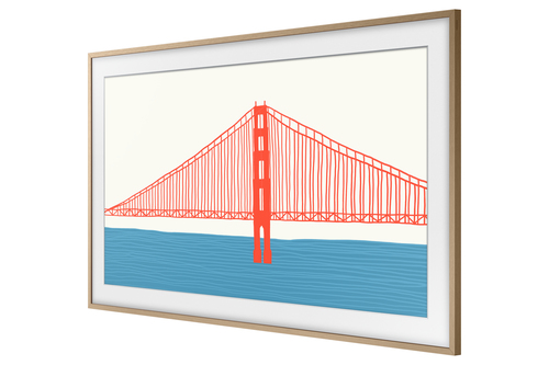 Samsung Customisable Modern Teak Bezel for The Frame 55 - image 3