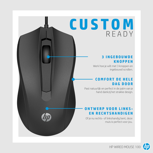 HP 100 Bedrade Muis, afbeelding 6