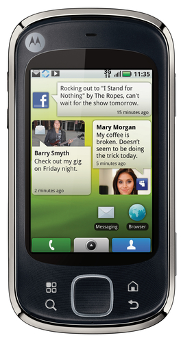 Motorola Quench 7.87 cm (3.1") 1420 mAh Black